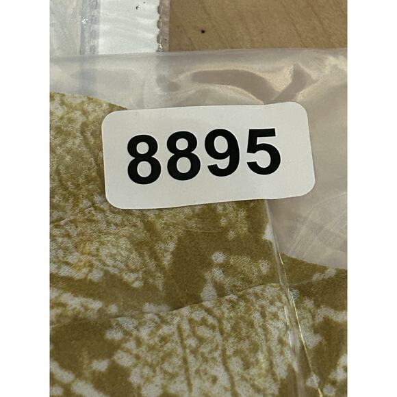 Jodifl Snakeskin‎ Top Womens Medium Flutter sleeve Blouse Green Pullover Animal - Picture 9 of 9